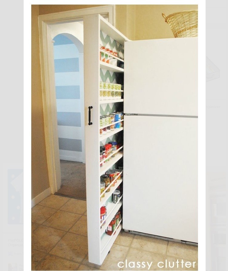 Slim pantry cabinet