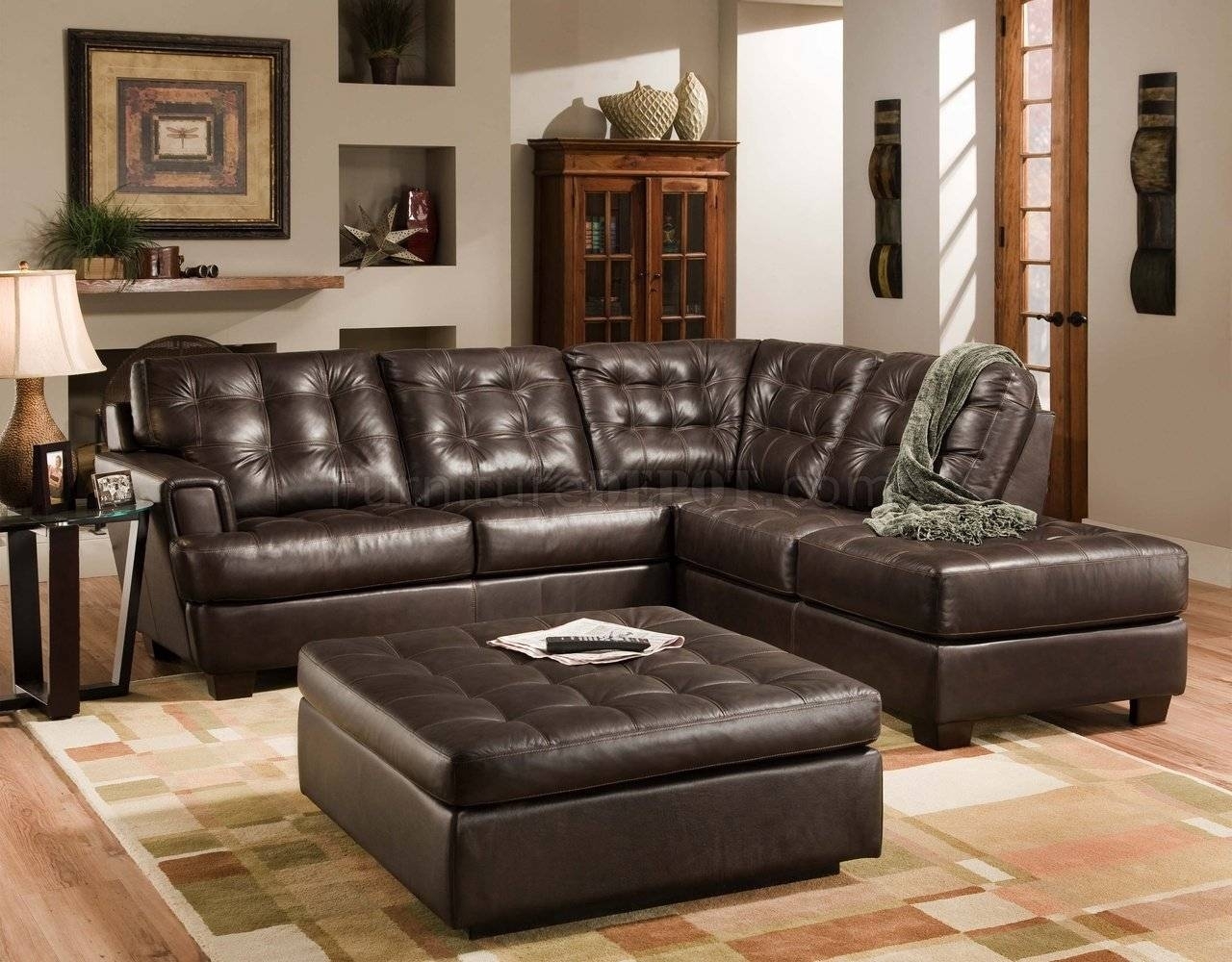 chaise lounge leather couch