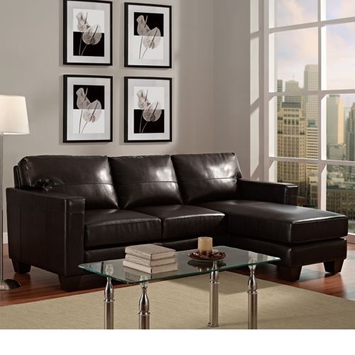 Small scale sectional sofa
