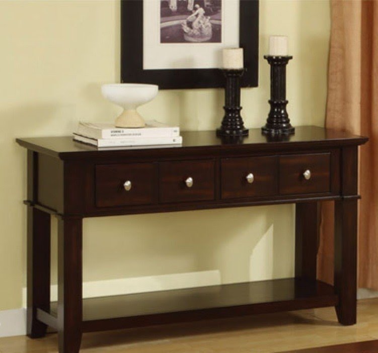 sofa table with storage