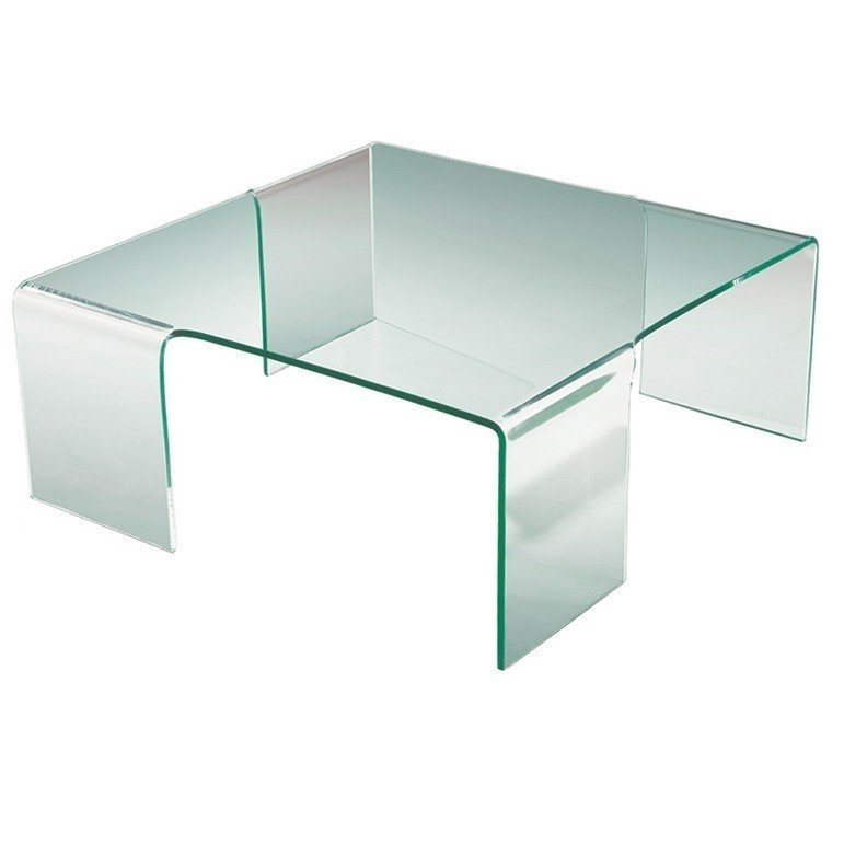 Square glass coffee table contemporary 17