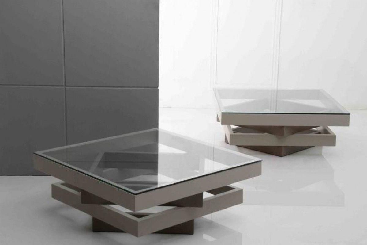 Square glass tables