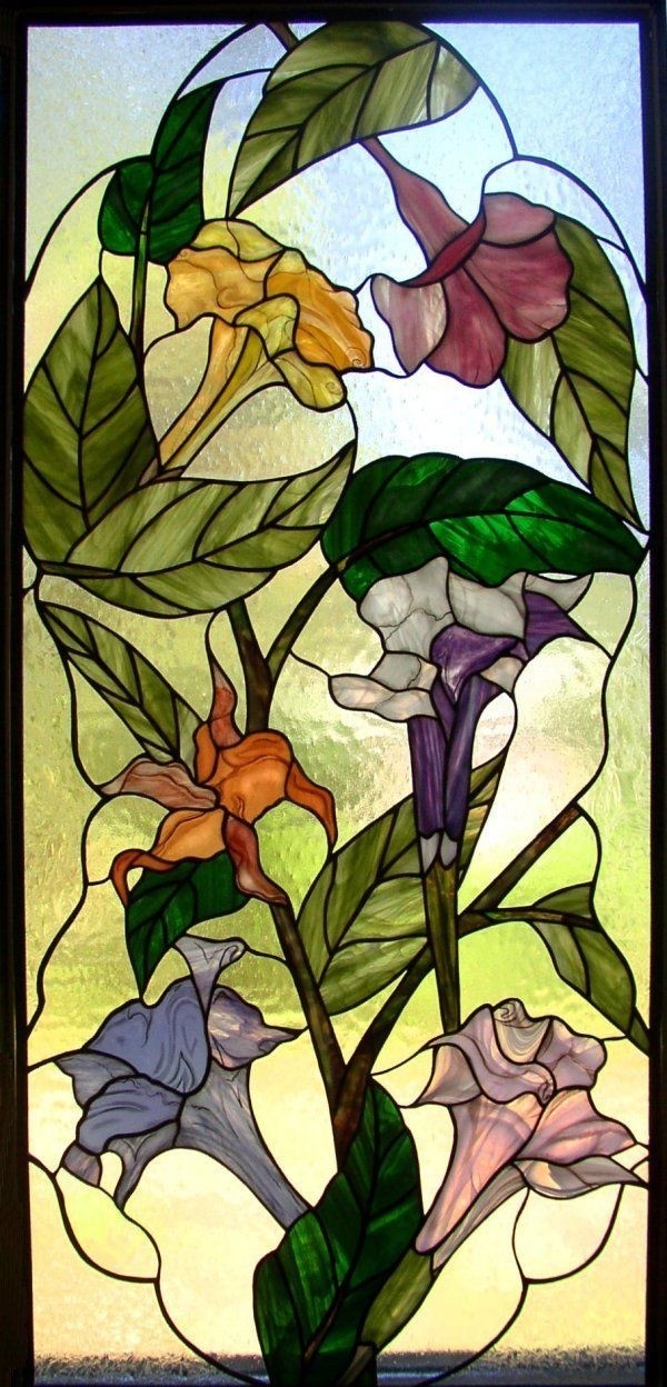 Tiffany stained glass panels 13