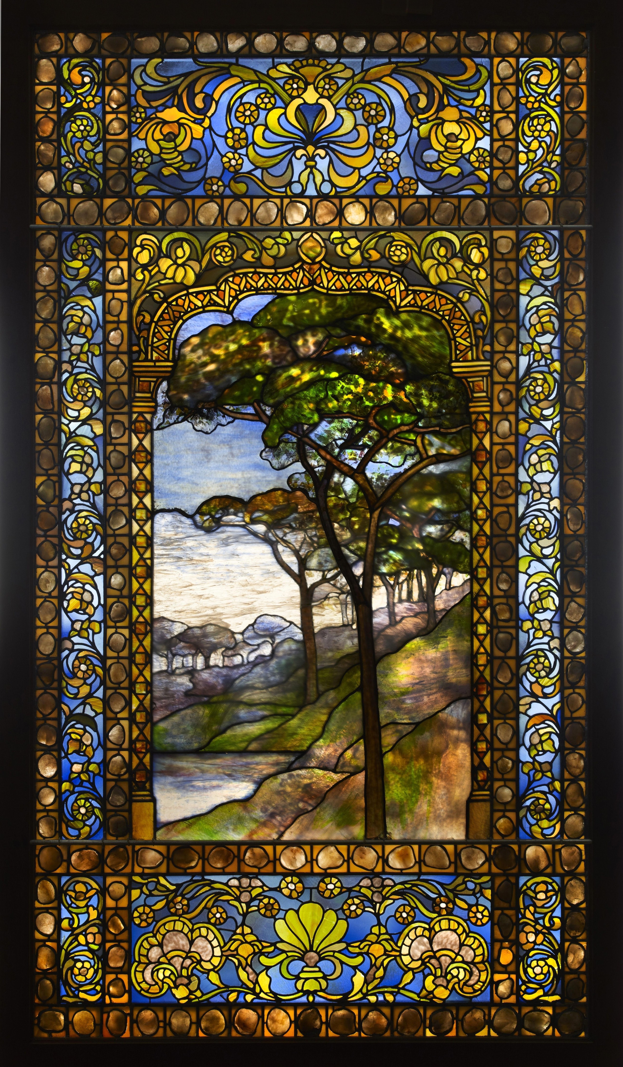 Tiffany stained glass panels 2