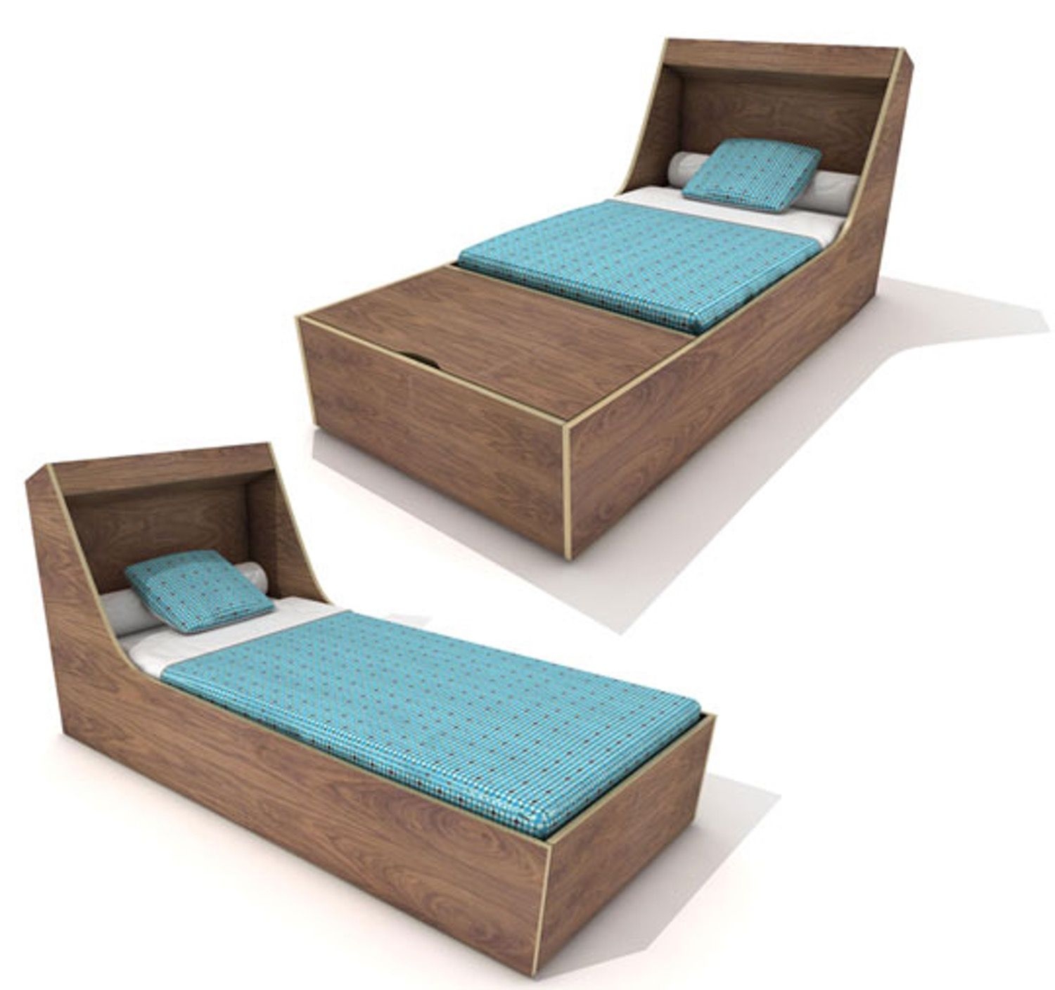 twin bed frame for boy