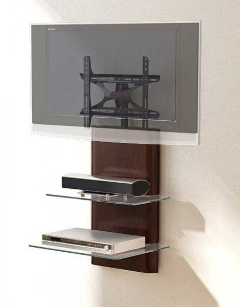 Tv stand with integrated mount