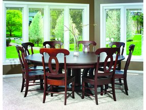 round wooden table ideas