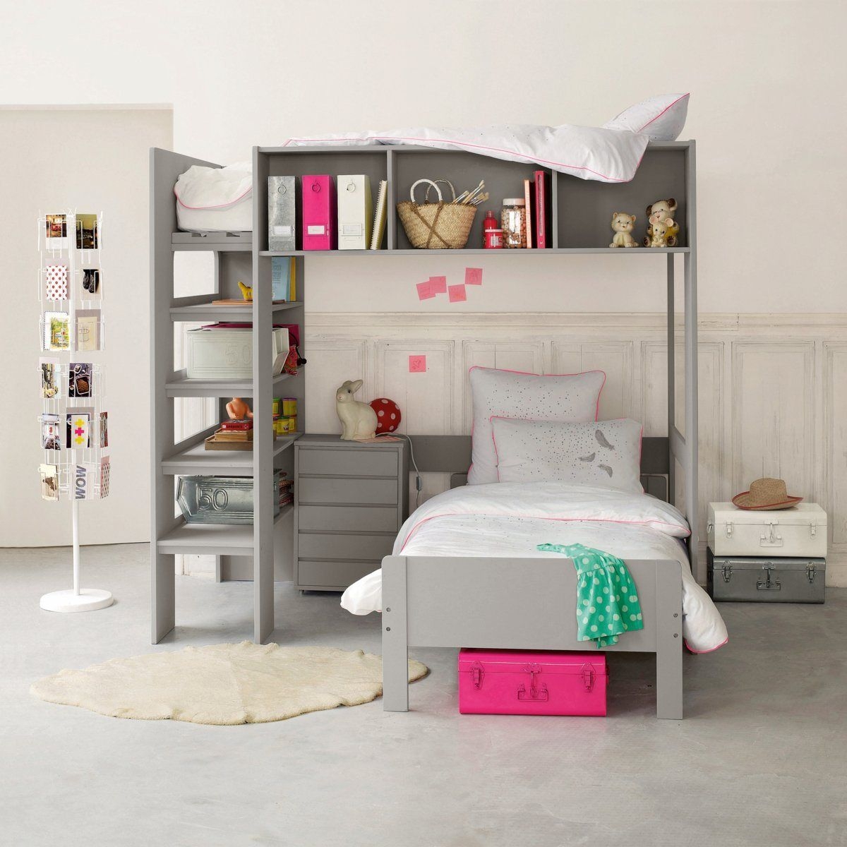 Childrens bunk beds with storage