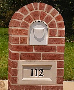 Mailbox With Address Plaque - Foter