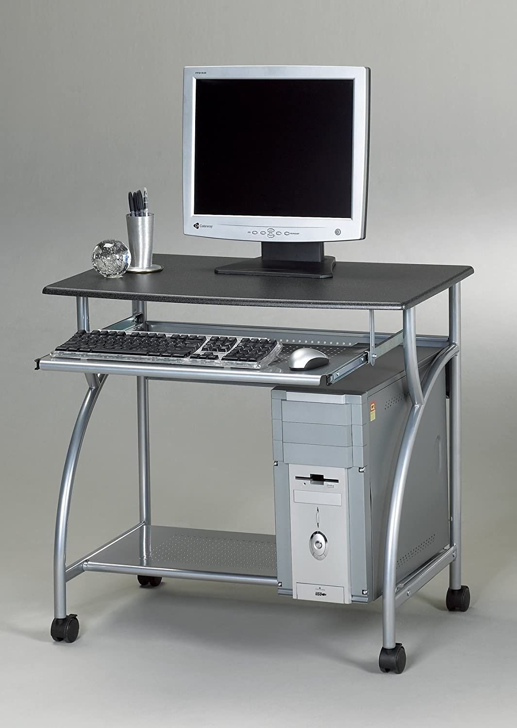 Mayline 947 Computer Cart on Wheels Anthracite