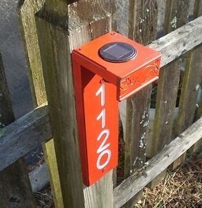 Solar house numbers