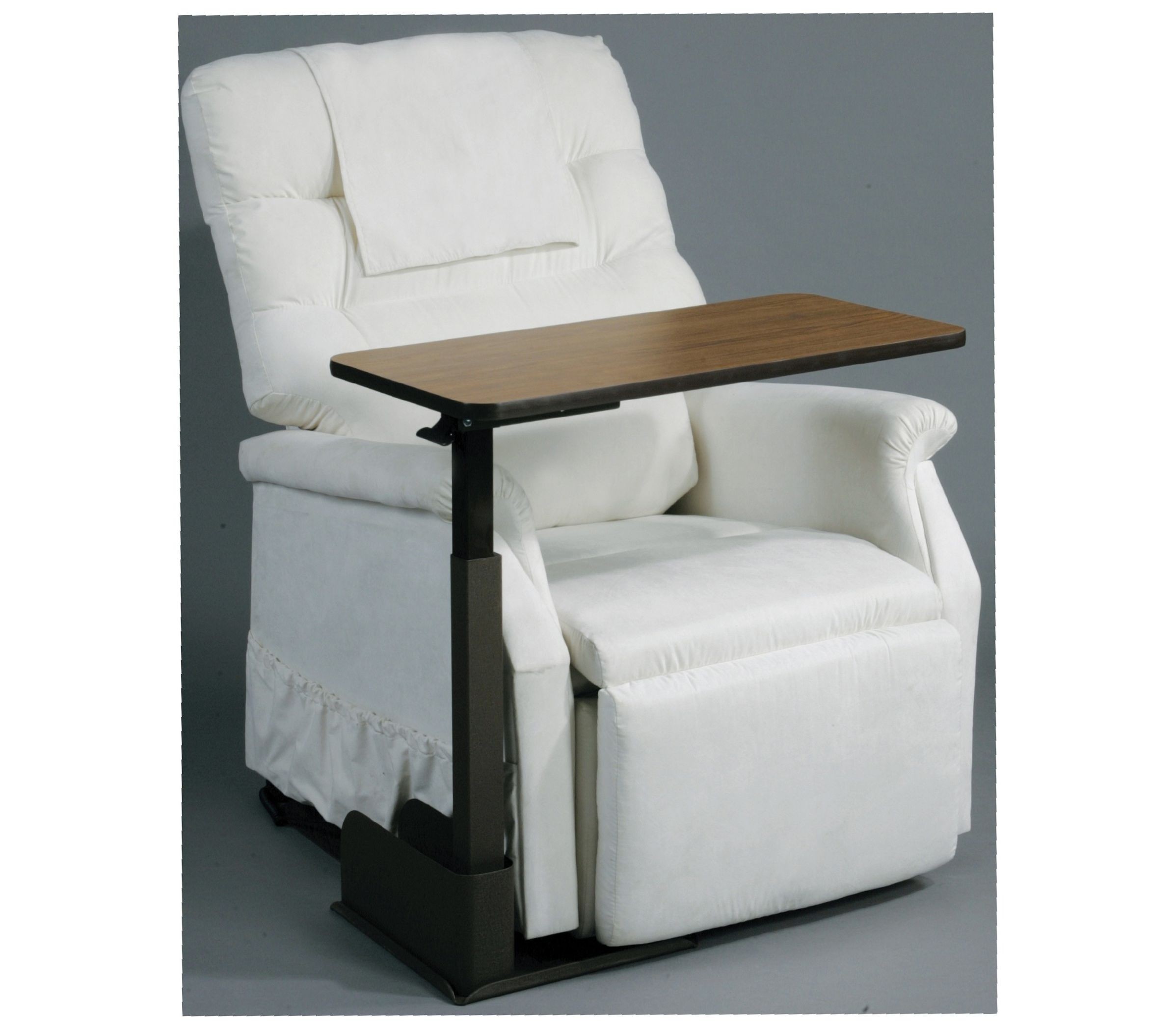 Swivel chair with table