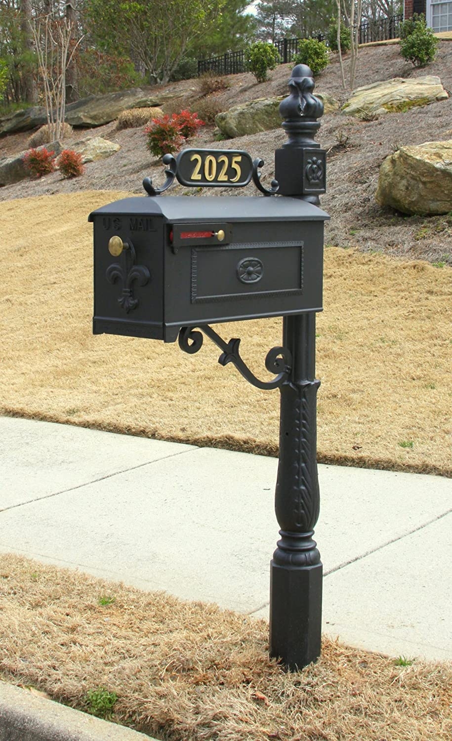 Cast Aluminum Mailbox Post Foter