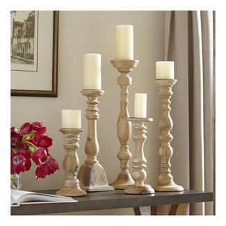 Tall Wooden Candle Holders - Ideas on Foter