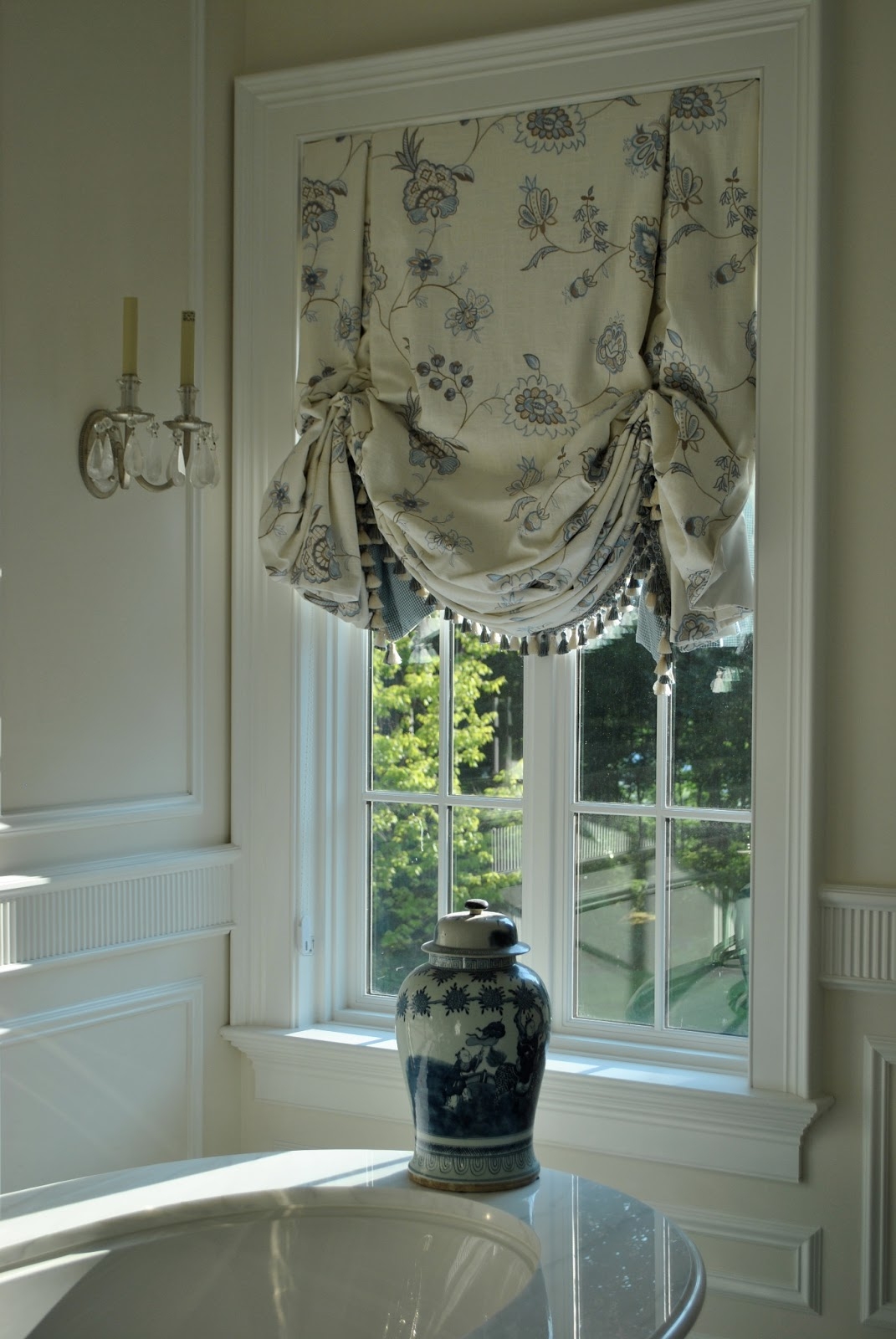 Balloon valances for bedroom