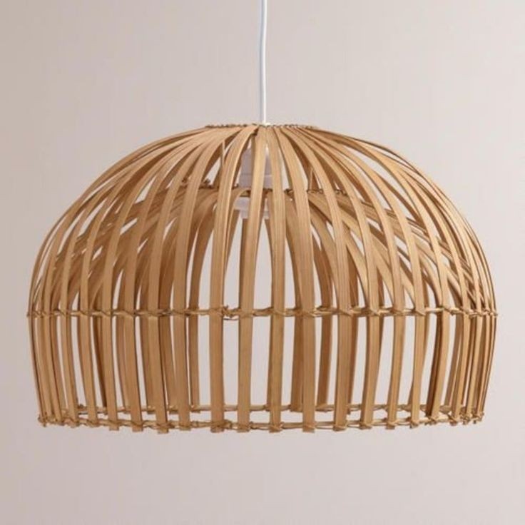Bamboo pendant lighting