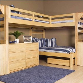 Corner Loft Bunk Beds Ideas On Foter