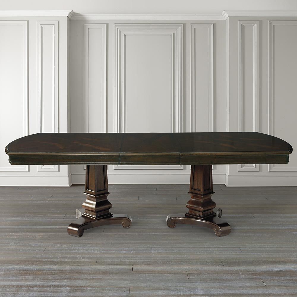 Double pedestal dining tables 8