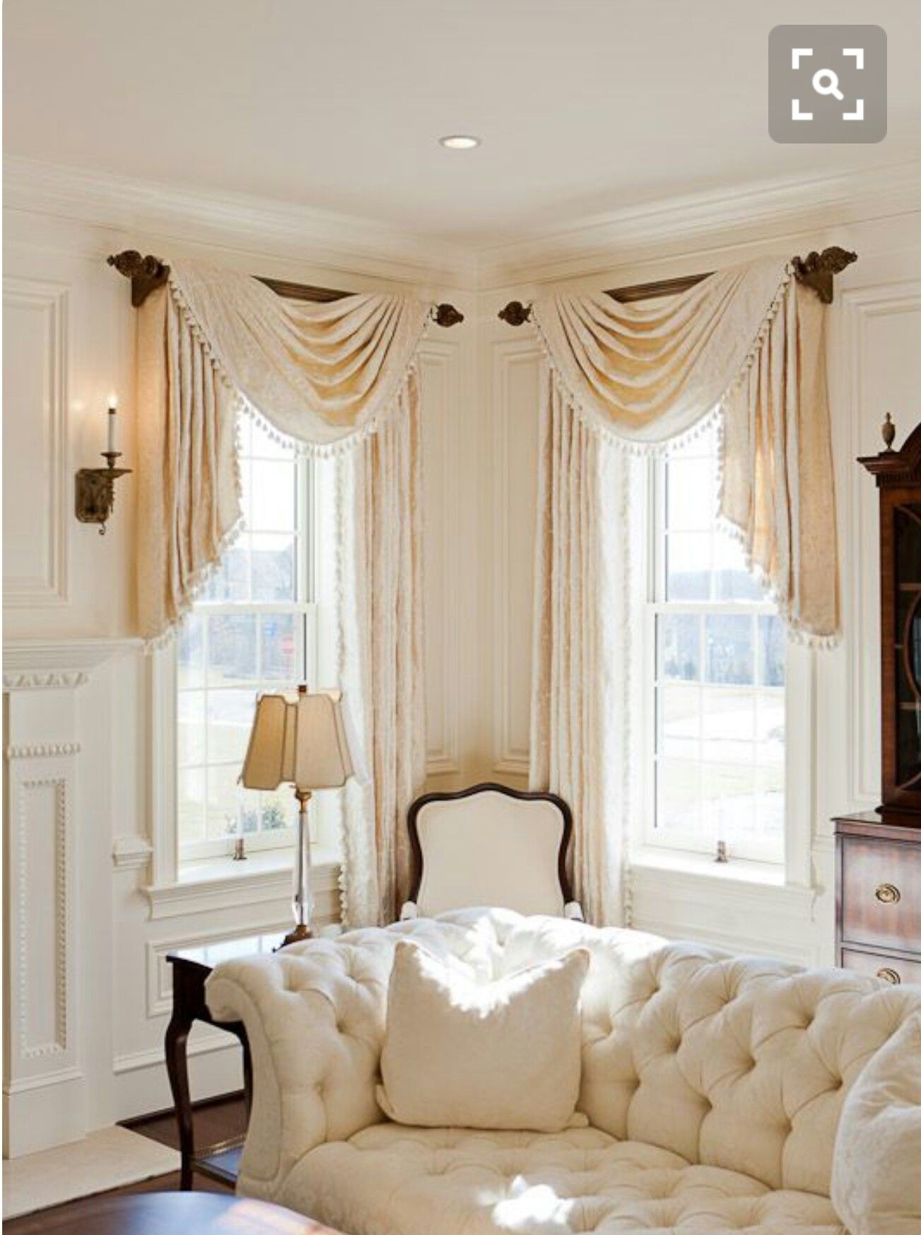 curtains with valance attached - ideas on foter