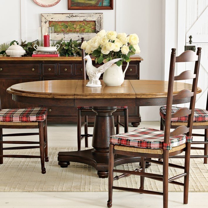 Drexel heritage dining table and 6 chairs