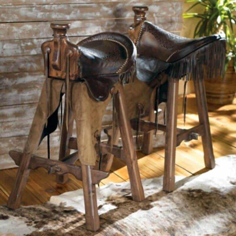 How to make a saddle stool