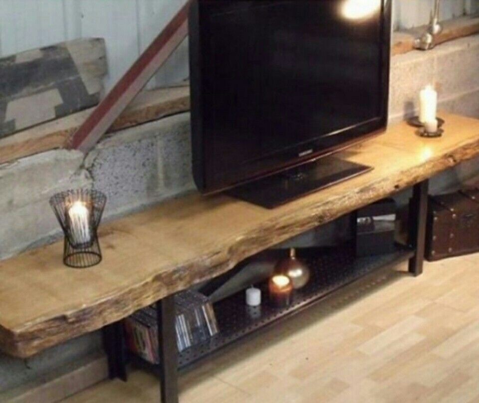 Industrial tv stand