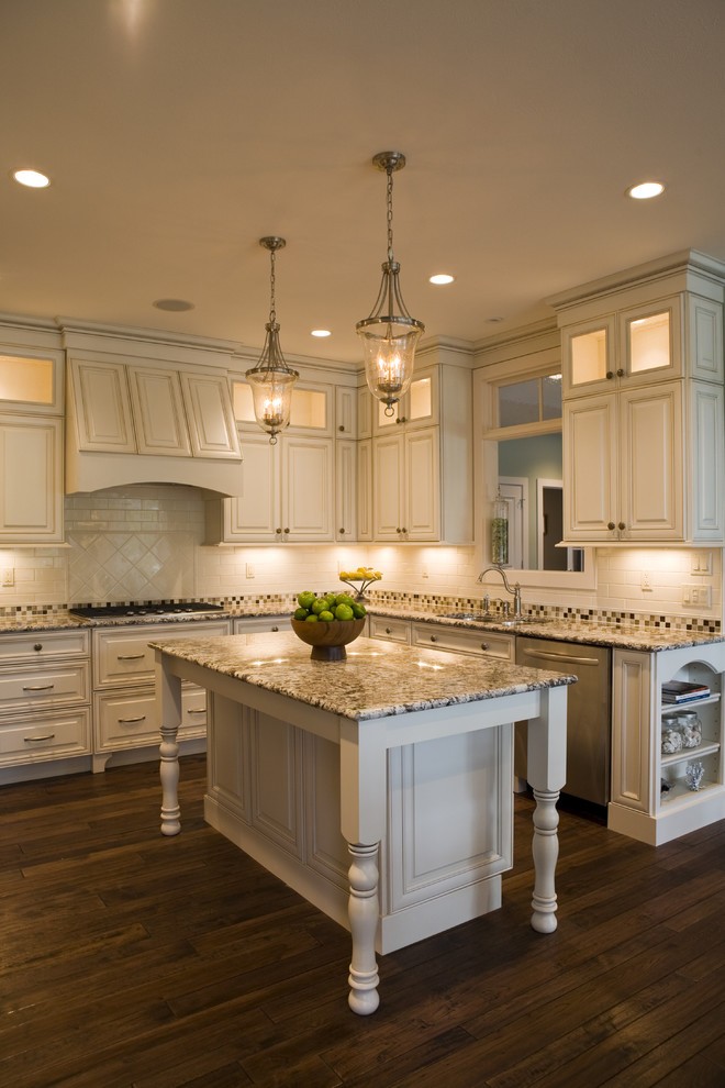 Kitchen Island With Granite Top And Breakfast Bar - Foter