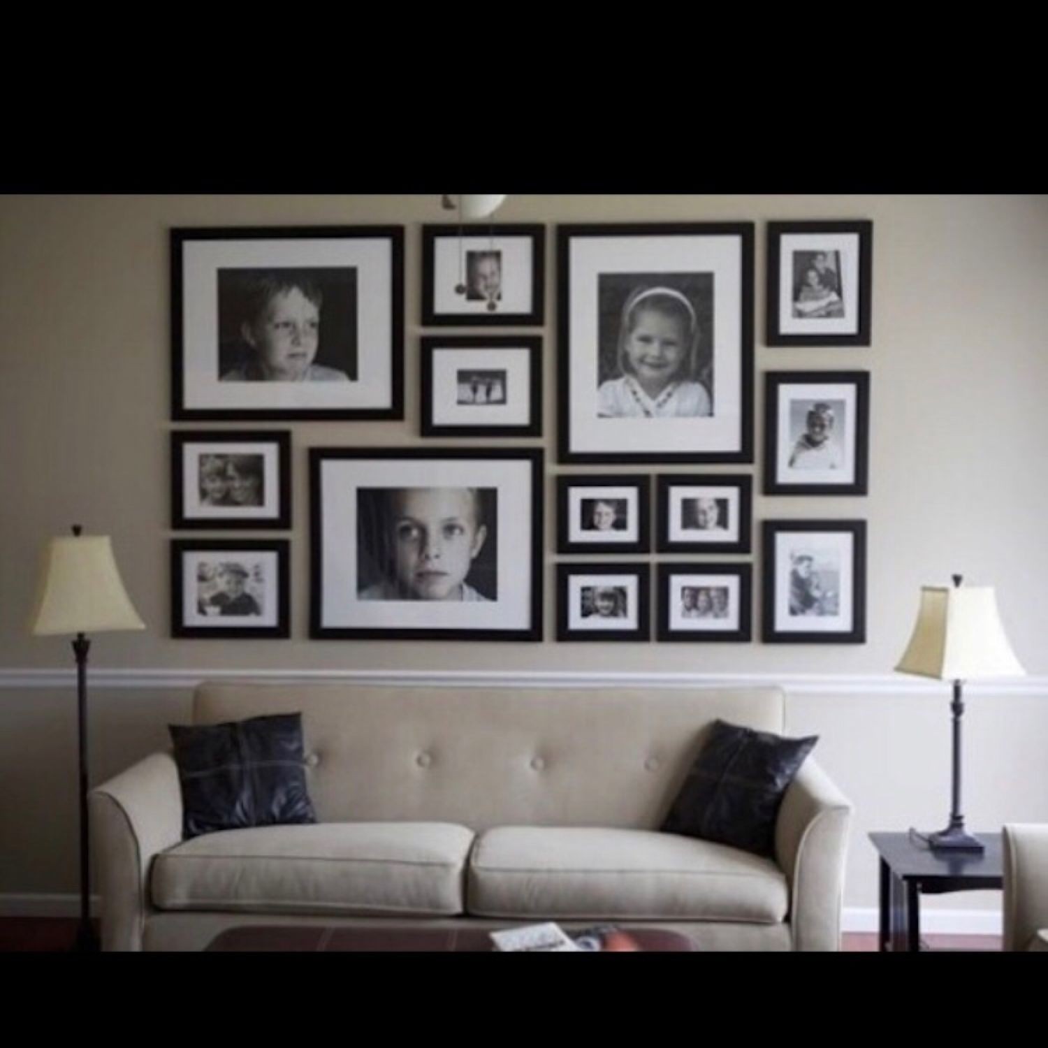Large collage photo frames