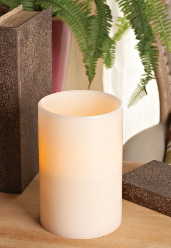Large flameless candles 16