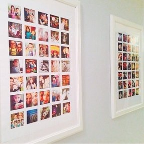 large collage picture frames white
