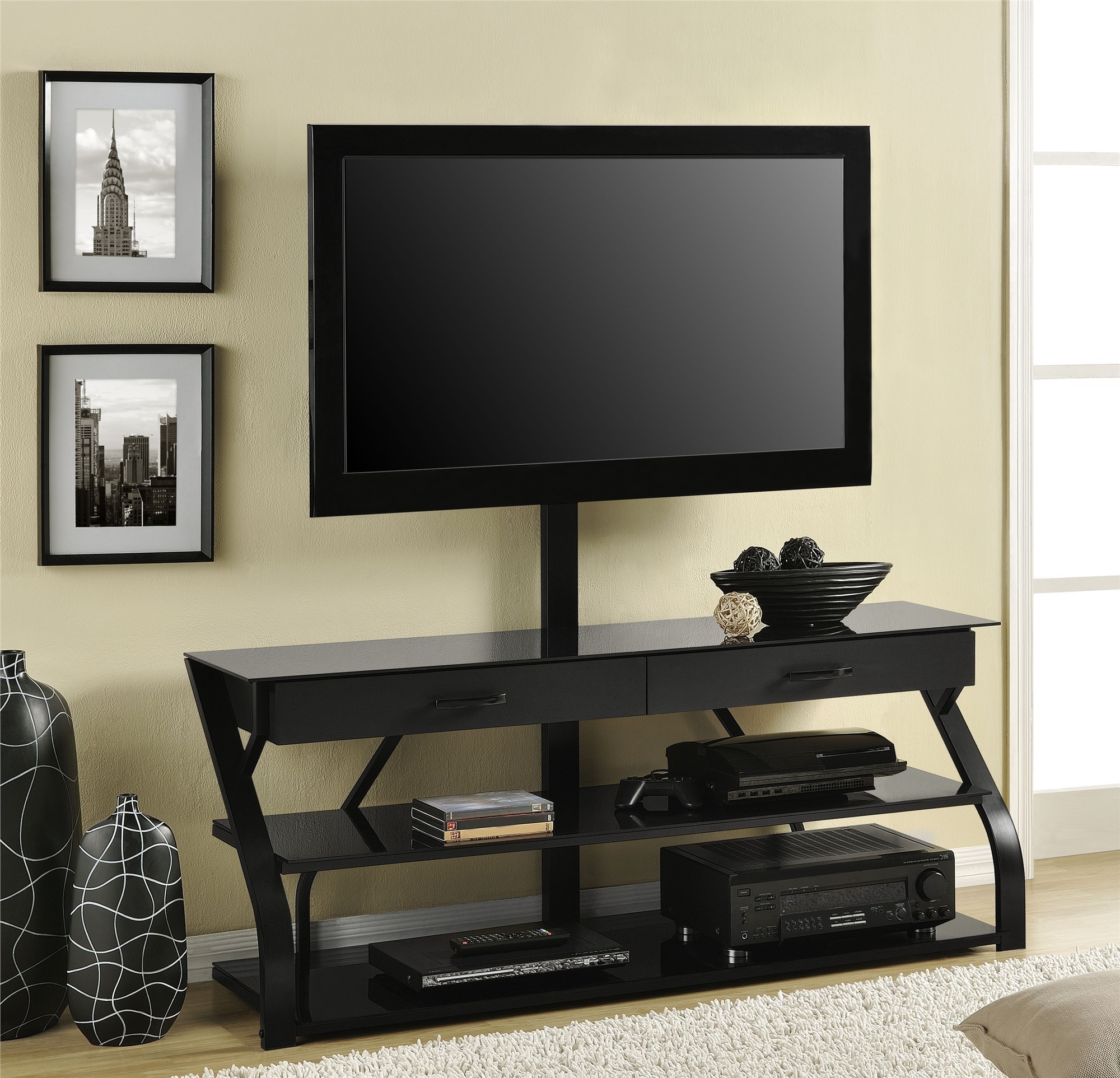 Metal tv stands furniture