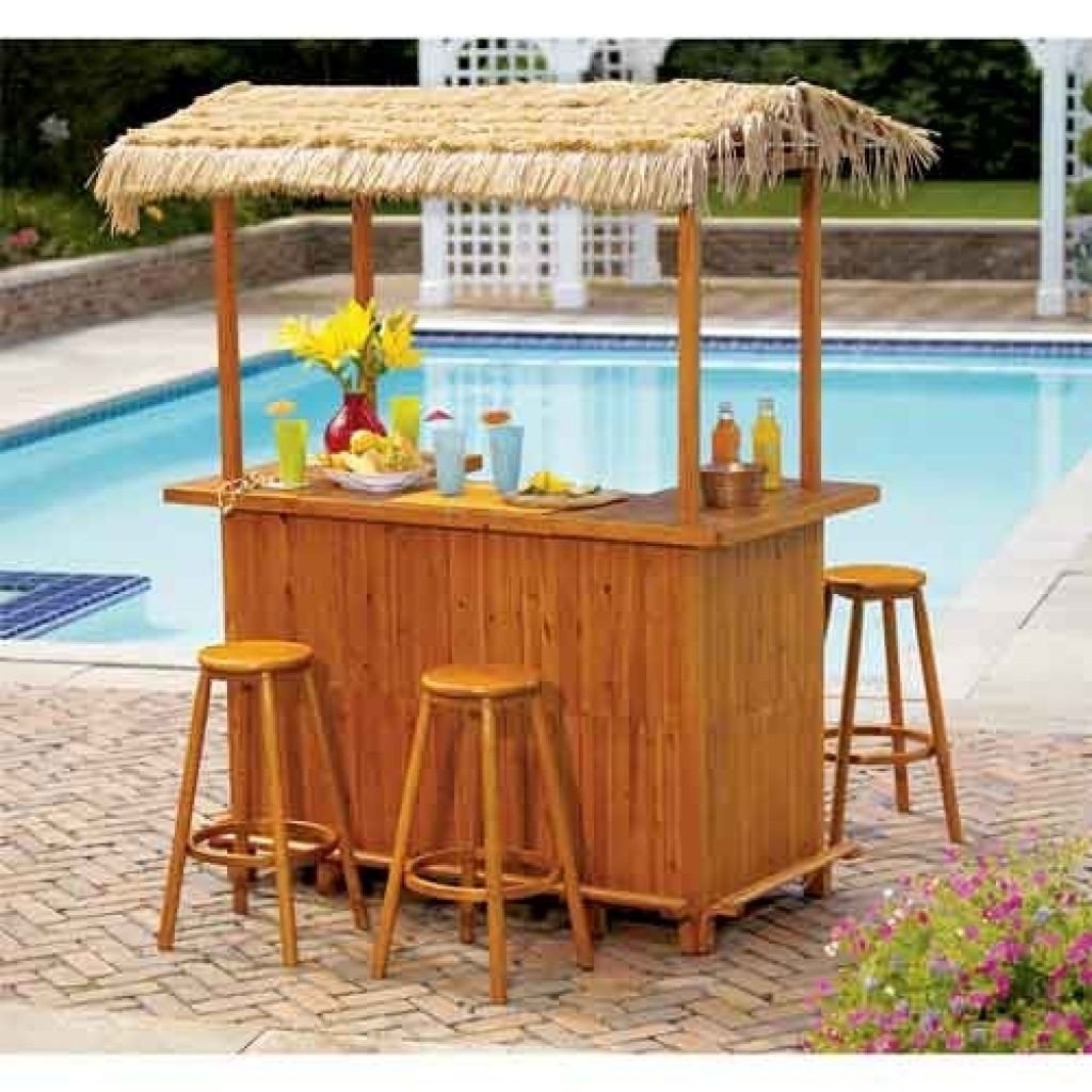 tiki bar patio set