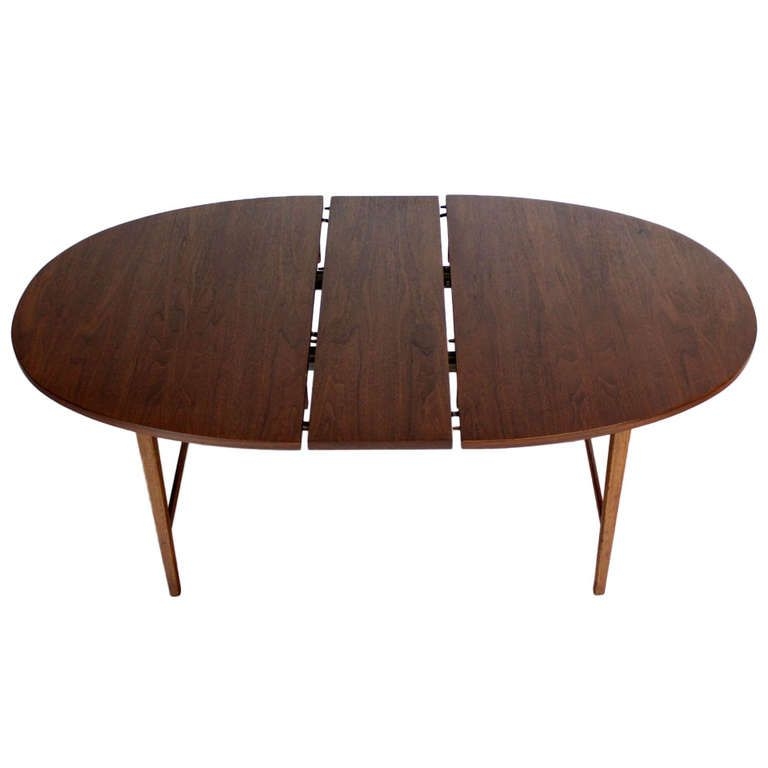 Oval dining table with leaf 4