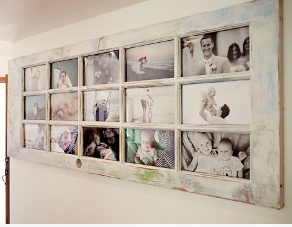 Photo frames for wall display