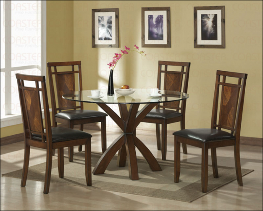 Round Glass Dining Room Table Sets - Ideas on Foter