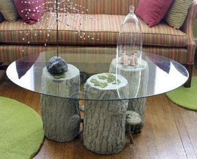 Round Wood Coffee Table With Glass Top Ideas On Foter