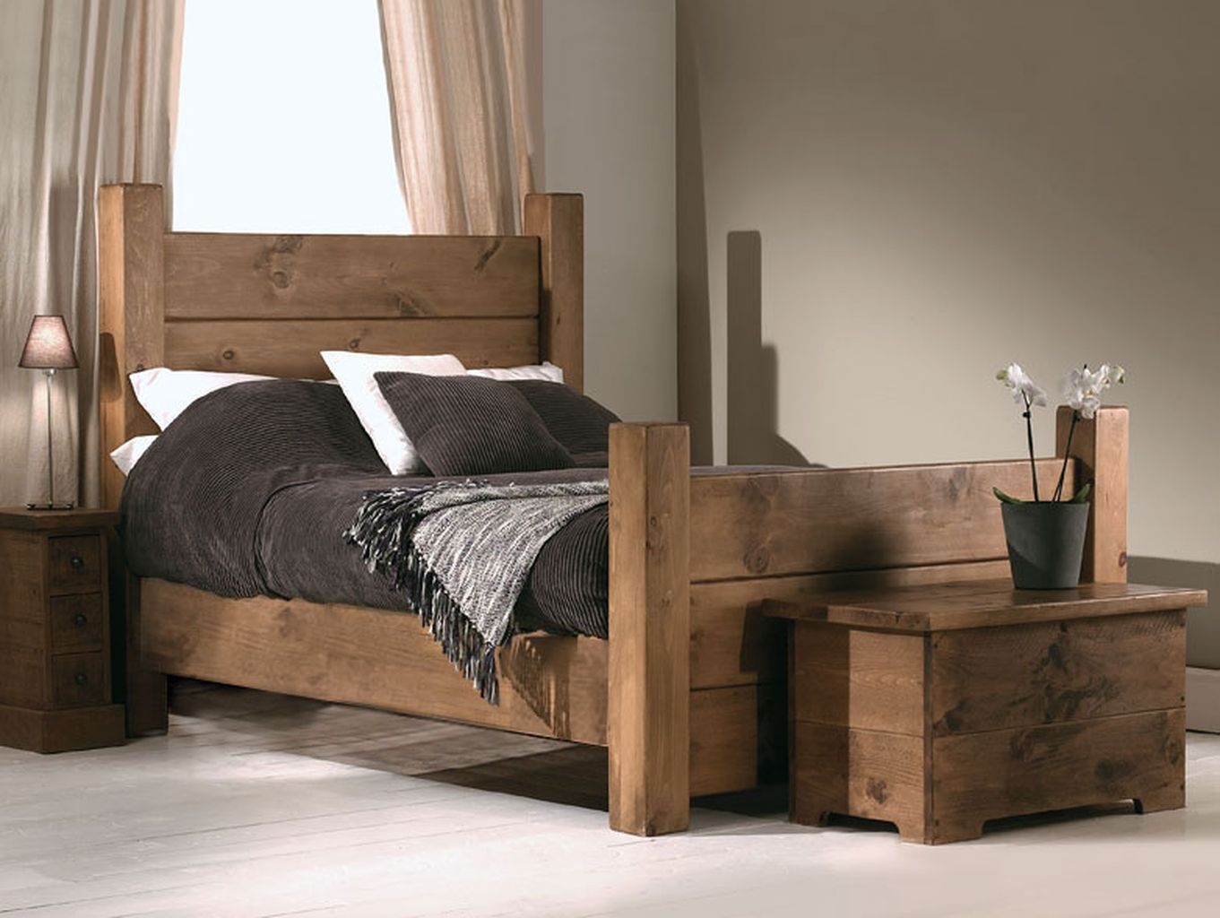 Solid pine bedroom furniture