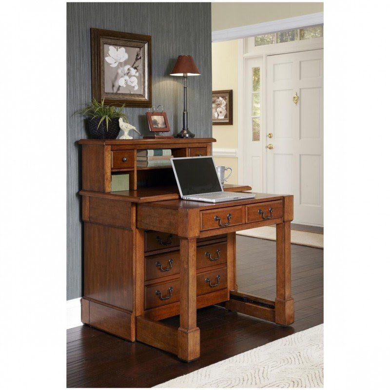 The aspen collection expanding desk with hutch