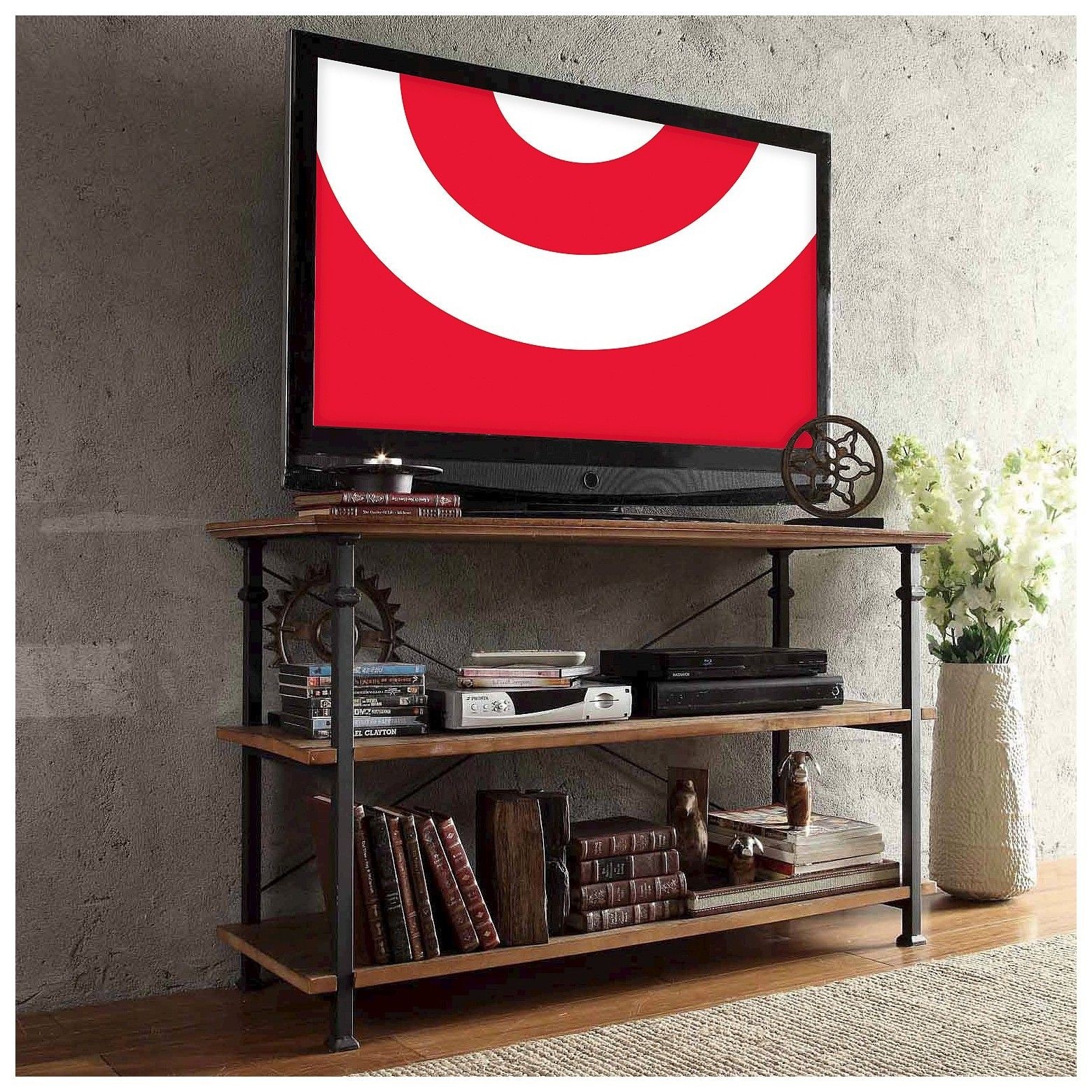 Tribecca home industrial tv stand