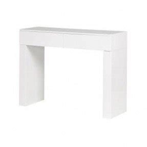 White high gloss console table 20