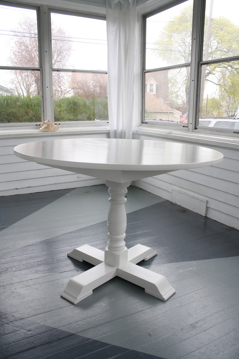 White laminate dining table 1