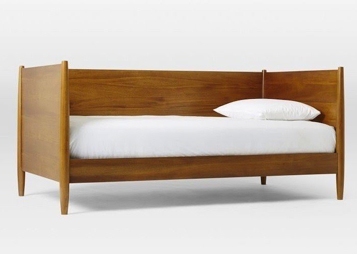 White wooden day bed