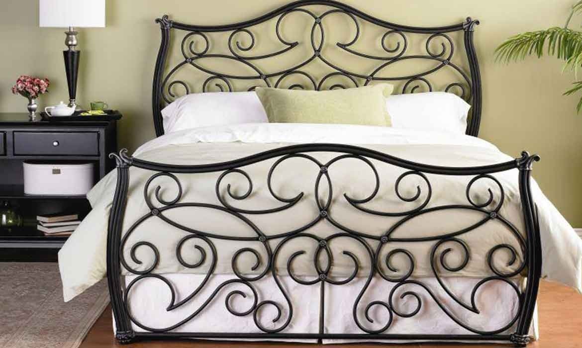 Wrought Iron King Bed And Headboard Foter 