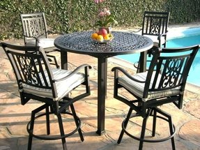 Wrought Iron Pub Tables - Foter