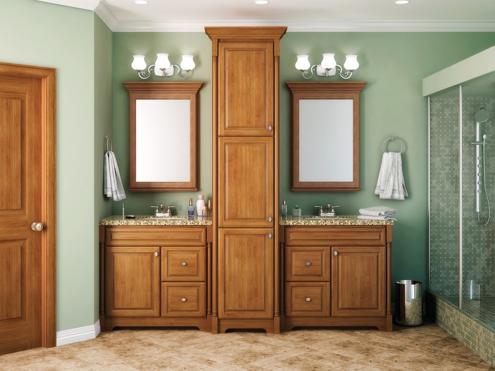 Bathroom Vanity With Cabinet Towers