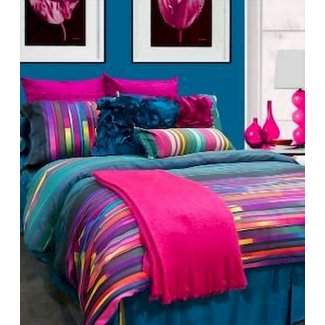 bright colored full size comforters