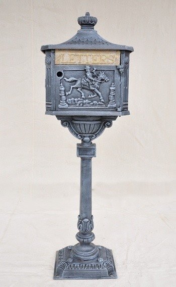 Cast Aluminum Mailbox Post - Ideas on Foter