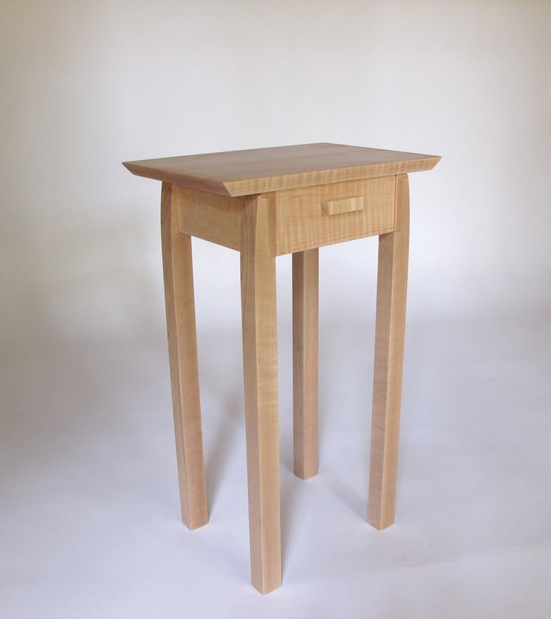 Chairside table with drawers