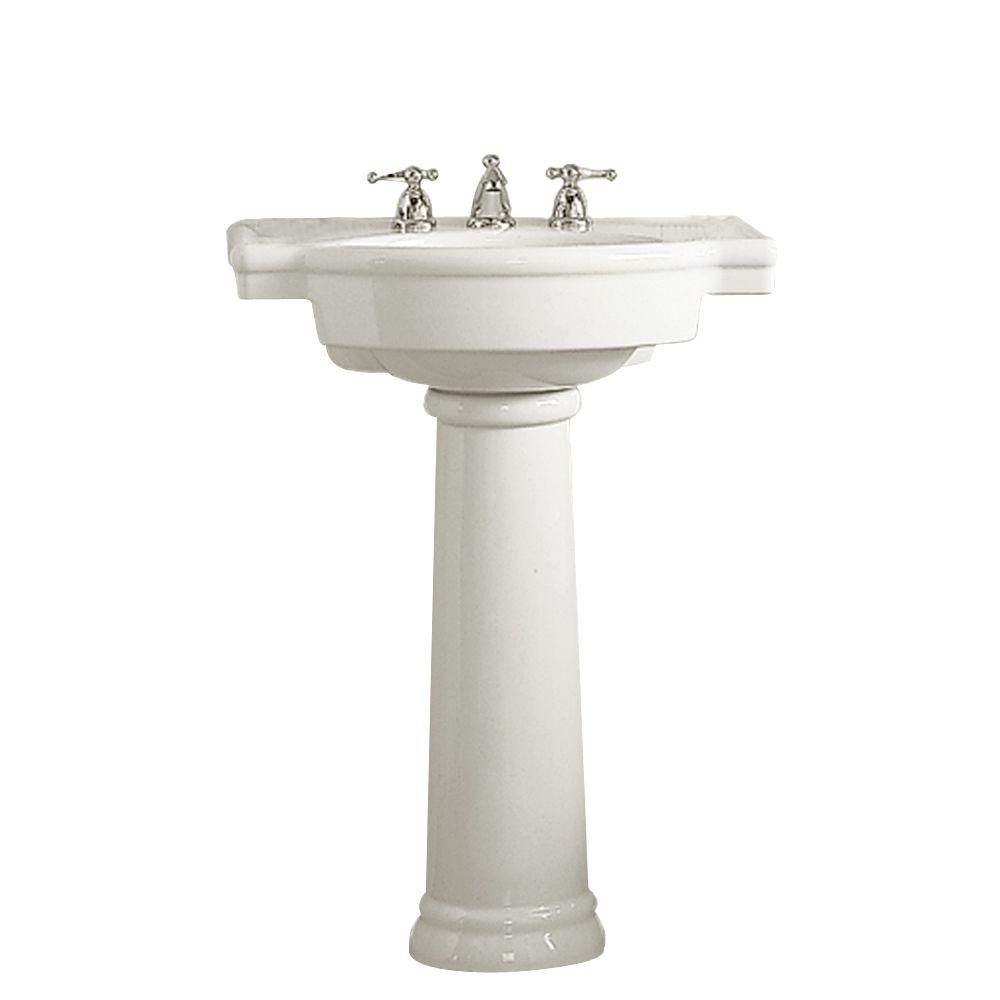 Contemporary pedestal sink