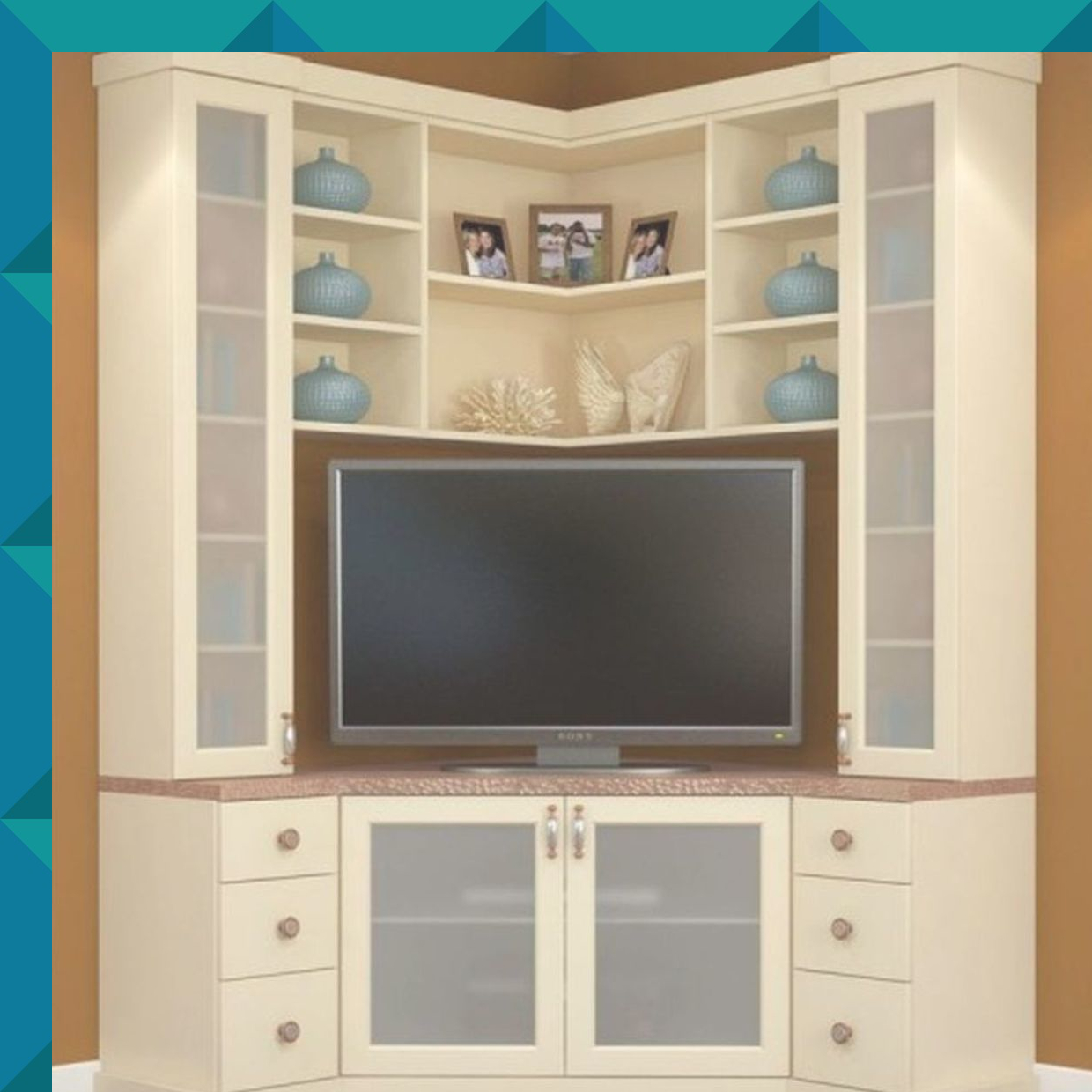 Corner Entertainment Center With Hutch Ideas on Foter